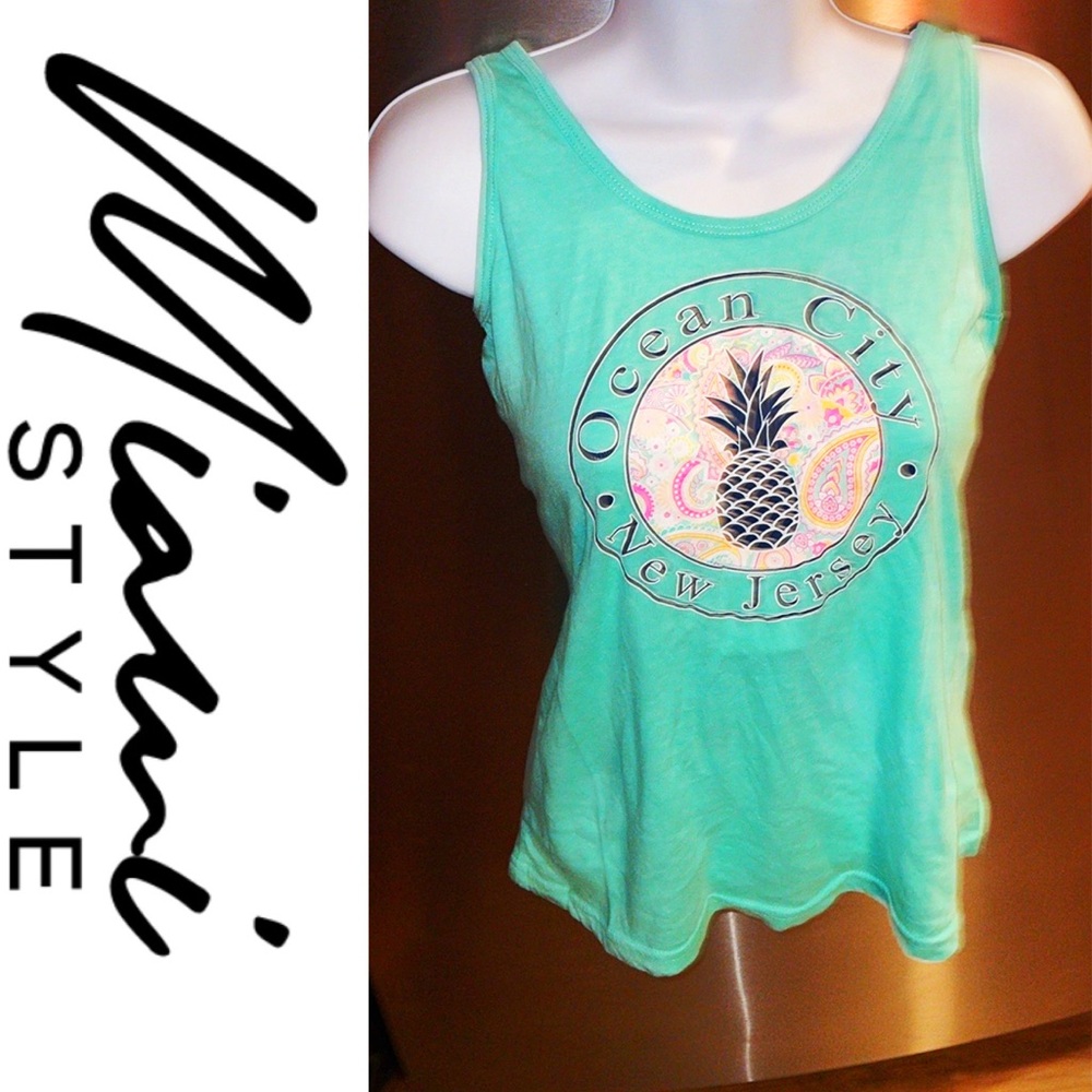 Ocean City Racerback Tank 🌊🍍 - Picture 3 of 12